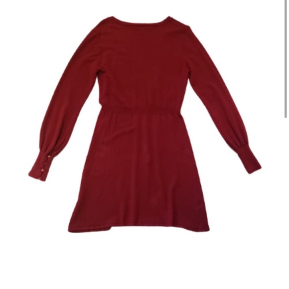 Simons Créer Vert bamboo sweater dress M - Picture 2 of 6